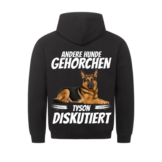Andere Hunde gehorchen Hoodie – personalisierter Hunde-Hoodie mit Foto und Name | Lil Snouts