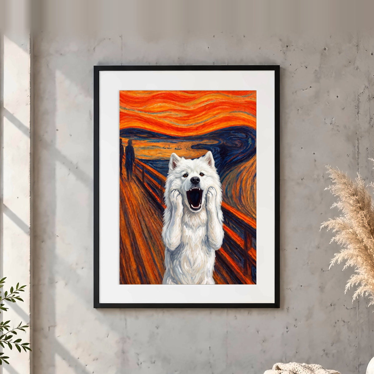 Poster und Leinwand Kartenbild Der Schrei