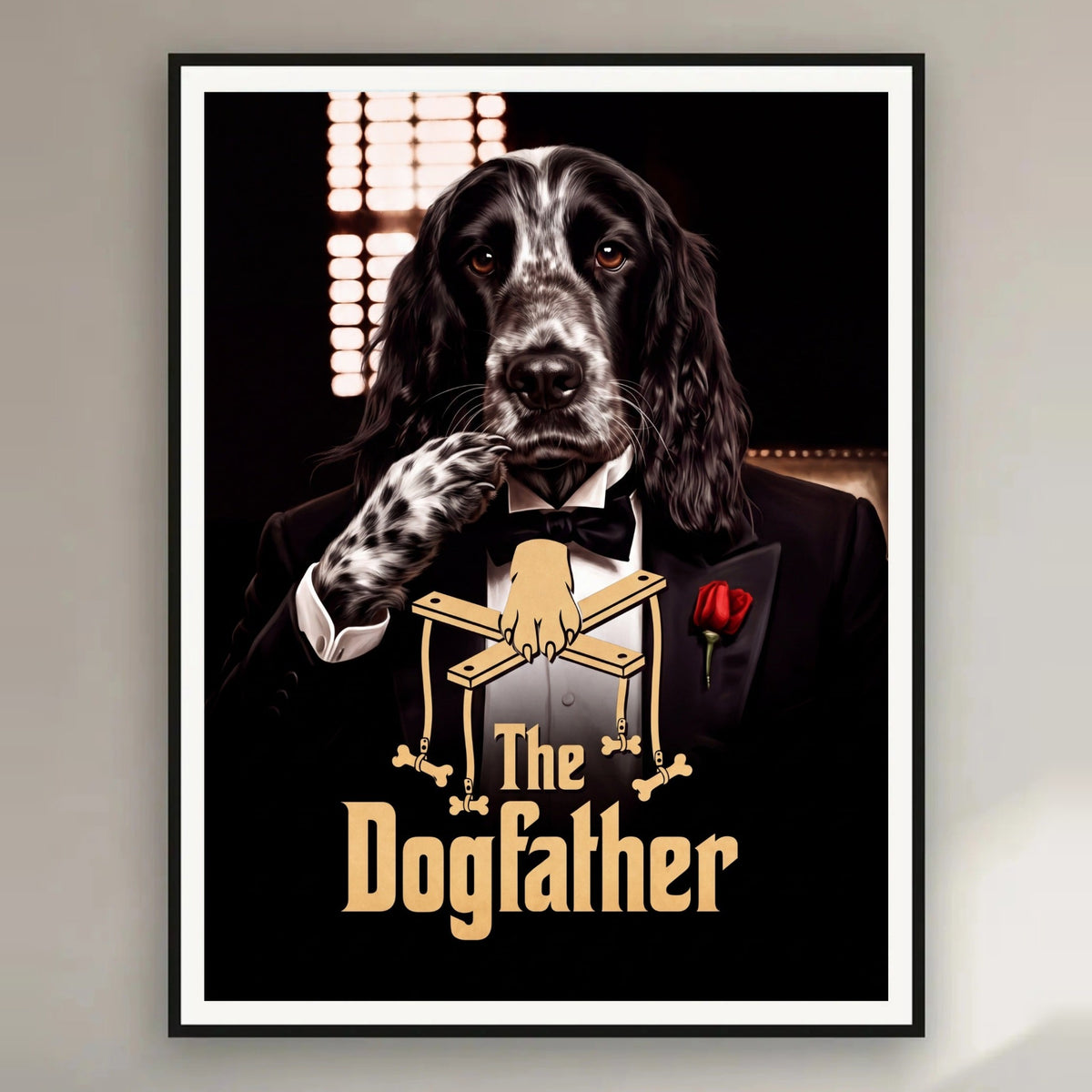 Poster und Leinwand Kartenbild The Dogfather