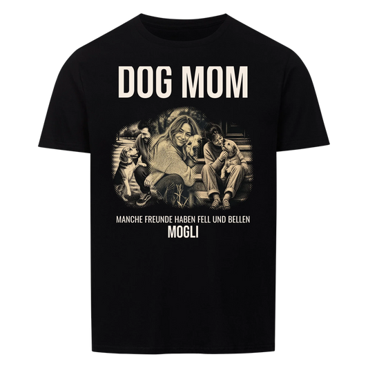 DOG MOM Kollage T-Shirt mit deinem Hund und Namen von Lil Snouts