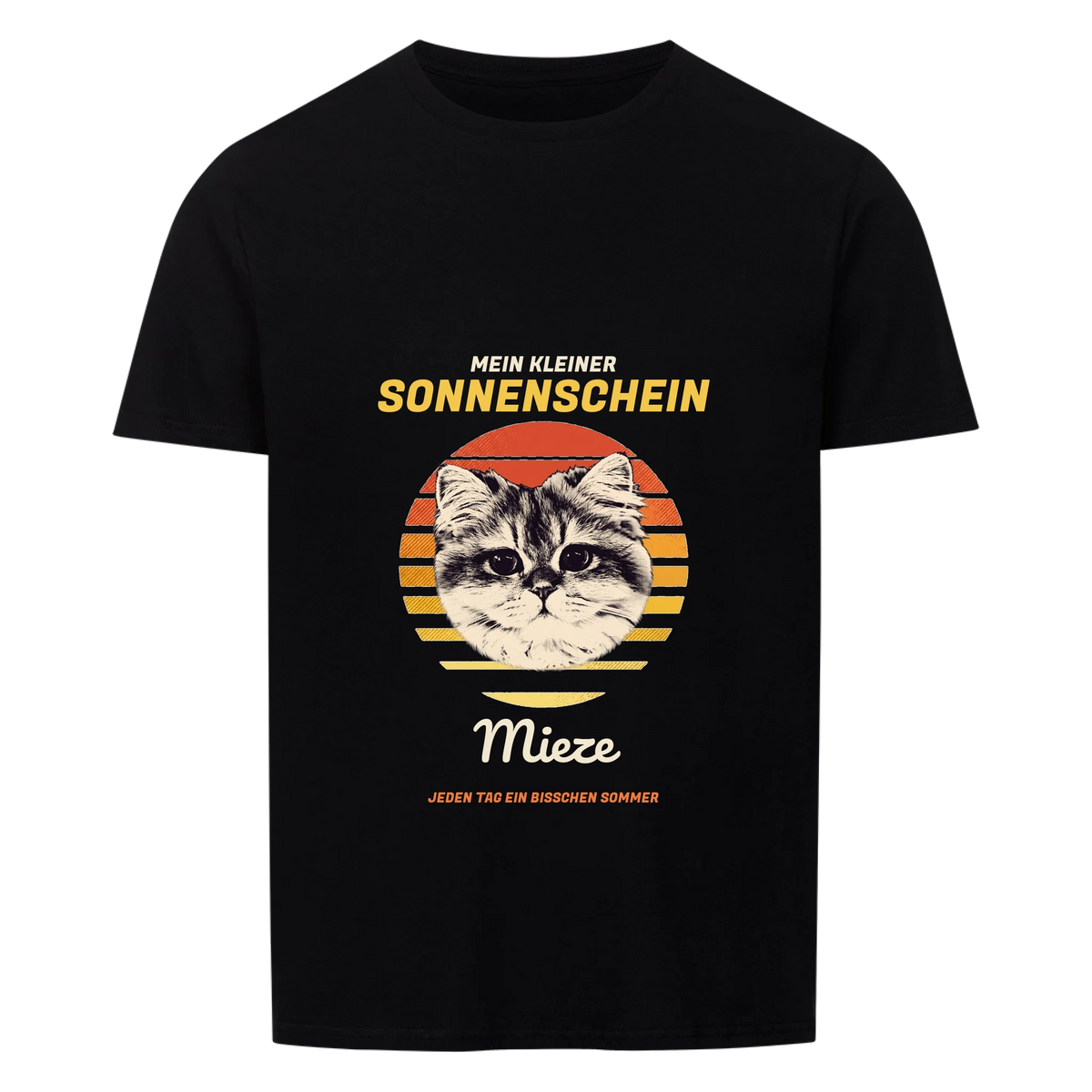 Mein kleiner Sonnenschein – Retro-Sunset – personalisiert mit Foto und Name deines Haustiers, Druckansicht 1 | Lil Snouts