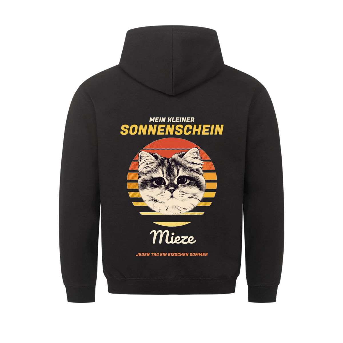 Mein kleiner Sonnenschein – Retro-Sunset – personalisiert mit Foto und Name deines Haustiers, Druckansicht 2 | Lil Snouts