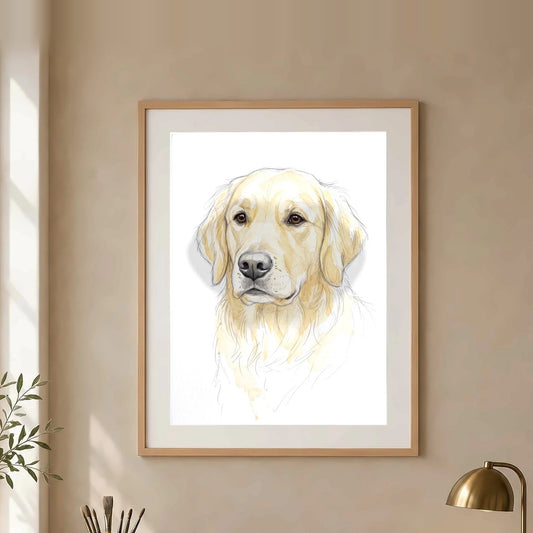 Poster und Leinwand Kartenbild Aquarell Skizze