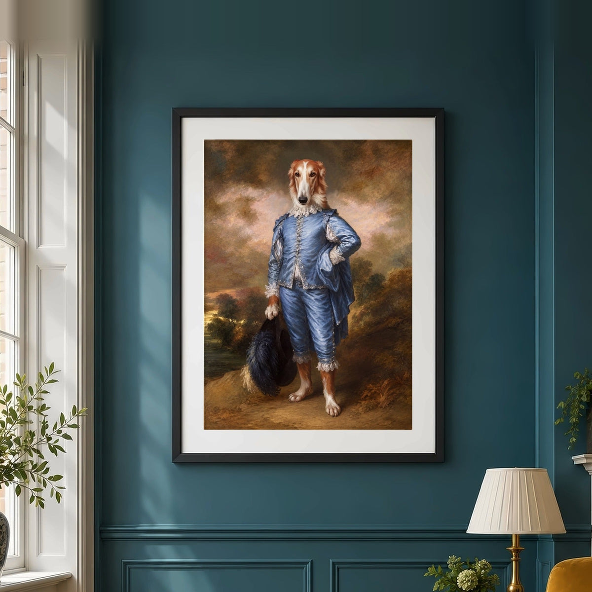 Poster und Leinwand Kartenbild The Blue Boy