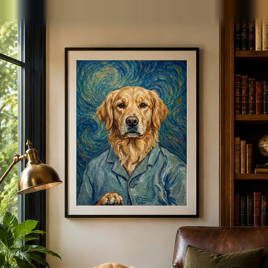 Poster und Leinwand Kartenbild Van Gogh