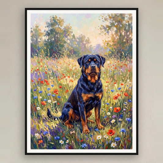 Poster und Leinwand Kartenbild Sommerwiese